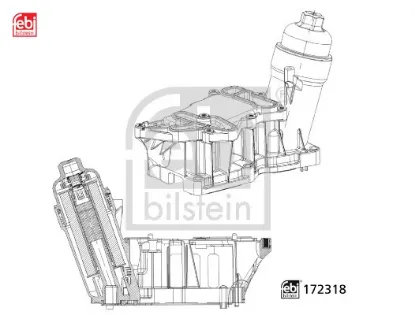Yag fıltre kutugu bmw n47 n57 b47 f10 f20 f30 e90 f01 e84 f25 f26 f15 f16 febı bılsteın 11428507697 resmi