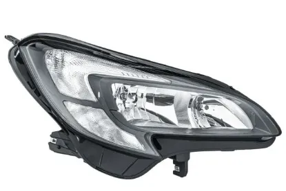 Sağ far opel corsa e 14 19 akkor gündüz sürüş farı tanım a25 hella 39108223/ 13381336/ 1216858 resmi