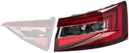 Stop lambası dış sağ ledli skoda superb 2015-2019 hella 3v5945208/ 3v5945712 resmi