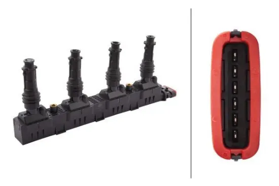 Ateşleme bobini astra g-corsa b-corsa c-agıla 1.2 16v z12xe-x12xe hella 1208012/ 90543253/ 90560110 resmi