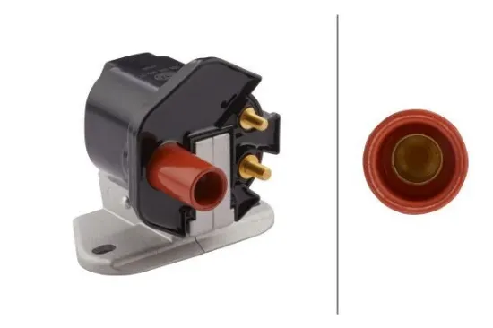 Atesleme bobını mercedes m102 m103 m119 w201 w124 w126 w140 w126 r129 w140 w461 w463 hella a0001586203 resmi