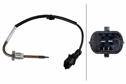 Egzoz sıcaklık sensörü kısım 1 opel ınsıgnıa a 08>17 2.0 cdtı a20dtr saab 9-5 / hella 55575039/ 855287 resmi