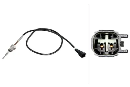 Egzoz gazı sıcaklık sensörü transıt/custom 362-363 14 2.2 tdcı hella bk2a12b591ab/ 1792122 resmi