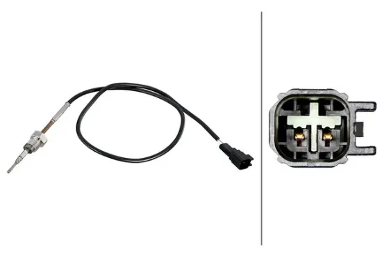 Egzoz gazı sıcaklık sensörü transıt/custom 362-363 14 2.2 tdcı hella bk2a12b591ab/ 1792122 resmi