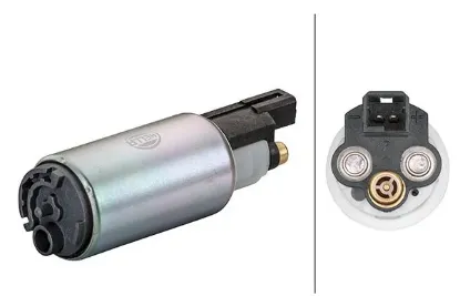Depo benzın pompası focus ı 1.6-1.8-2.0 98 04 tek motor 4 bar hella 98ap9h307ak/ 133383/ xs4uc1a/ 76204 resmi