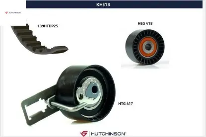 Eksantrik gergi kiti 107-206-207-307-bıpper-c2-c3-nemo-xsara 1.4hdı-fıesta v-fusıon 1.4tdcı 02- hutchınson 1608747680/ 0831.T3/ av2q8a615ab resmi