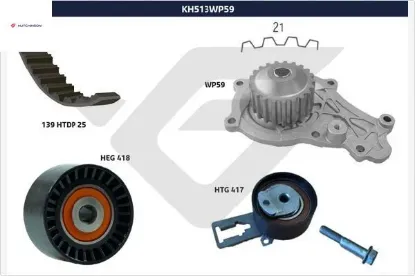 Trıger setı devırdaım 206-207-307-2008-c1-c2-c3 ı ıı ıı c3 plurıel xsara ıı 1.4 hdı dv4td fıesta 1.4 hutchınson 1613562080/ 1608747680/ av2q8a615ab resmi
