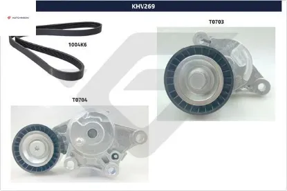 Alternatör gergi kiti 6pk105est 208-2008-308-3008-5008-partner-berlıngo-crossland-c3-c4 1.6 bluehdı hutchınson 1631481680 resmi