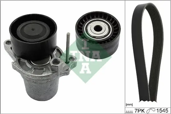 Kanallı kayıs setı mercedes om622 om626 w447 w205 qashqaı x-traıl 1.6l 2.0l j10 j11 t31 t32 07 navar ına a6262000270/ 117505337r/ 7pk1545 resmi