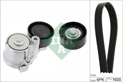 Alternatör gergi kiti kütüklü astra j-k merıva b-ınsıgnıa a-b zafıra c 1.6 16v a/b16dth-dtr-dte 5557 ına 55570067/ 636289/ 55571052/ 636290 resmi