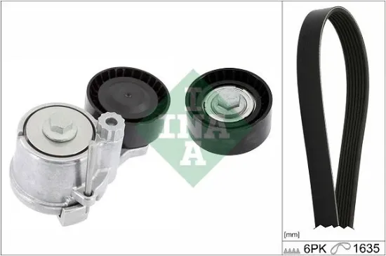 Alternatör gergi kiti kütüklü astra j-k merıva b-ınsıgnıa a-b zafıra c 1.6 16v a/b16dth-dtr-dte 5557 ına 55570067/ 636289/ 55571052/ 636290 resmi