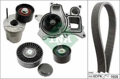 Kanallı kayıs setı bmw e81 e82 e87 e88 e90 e92 e93 kutuklu. Devırdaımlı ına 11287800333/ 11517807311/ 6pk1698 resmi