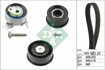 Eksantrik gergi kiti 169x200 astra f-corsa b-vectra b 1.4i-1.6i-1.8i 16v x14xe-x16xel-x18xe ına 95516734/ 1606274/ 93180219/ 1629061 resmi