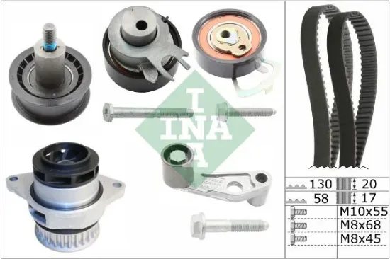 Devirdaimli triger seti 130x200 - 058x170 polo-cordoba-golf ıv 1.4-1.6 16v bcb-bby-bud ına 036198119a/ 036198119c/ 036198119e resmi