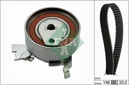 Eksantrik gergi kiti 146x200 vectra a-omega a-astra f-calıbra-kadett e 1.8i-2.0i 8v 18sv-c18nz-20ne ına 1606359/ 1606385/ 93188132/ 93188133 resmi