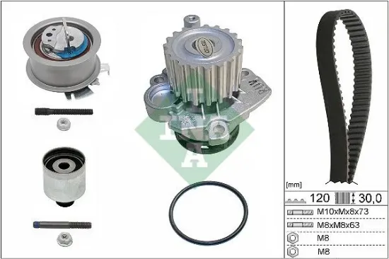 Devirdaimli triger seti 120x300 t5-caddy-passat-jetta-golf-polo-a3-leon 1.4-1.9tdı bjb-axb-amf-bls ına 038198119a/ 038198119c/ 038198119g resmi