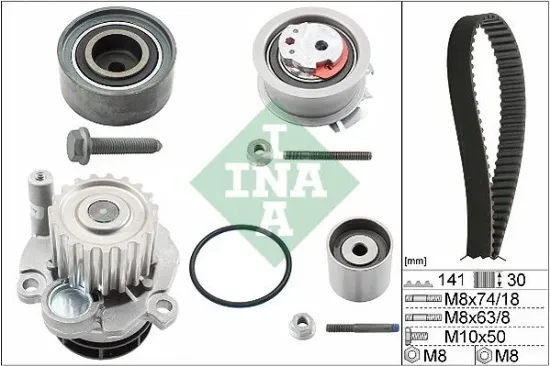 Devirdaimli triger seti passat-jetta-golf5-octavıa-toledo-a3-a6 2.0 tdı 04-06 bkp-bkd-bre-blb-bmr ına 03g198119/ 03g198119b/ 03g198119d resmi