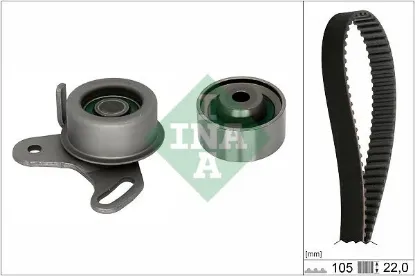 Triger kayış seti hyundaı accent admıre era 1.5l g4eb 01- 1.4l 1.6l g4ed g4ee 01-10 / getz 1.4l 06-1 ına 2431226001/ 2481026020/ 2441026000 resmi