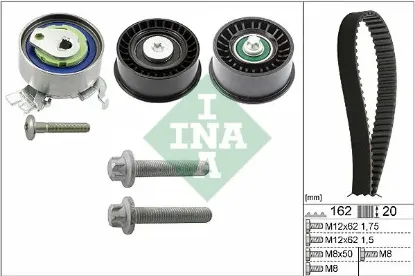Eksantrik gergi kiti 162x200 astra g-corsa c-vectra c-merıva a-zafıra a 1.4-1.6-1.8 16v z16xe-z14xe ına 95518060/ 1629094/ 1606306/ 95516735 resmi