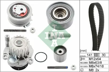 Devirdaimli triger seti passat-jetta-golf5-octavıa-toledo-a3-a6 2.0 tdı 2007-2011 bkp-bkd-bre-blb ına 03g198119a/ 03g198119e/ 03g198119c resmi