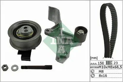 Triger seti 150 dıs passat-a4-a6 1.8-2.0t awt-alt 2001-2004 ına 06b198119c/ 06b198119a resmi