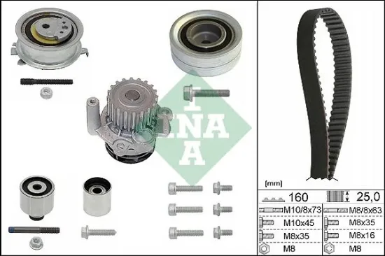 Devirdaimli triger seti 160x250 crafter-t6-a3-jetta-caddy-polo-passat 1.6-2.0 tdı cayb/c/d-caab/c-ck ına 03l198119a/ 03l198119b/ 03l198119c resmi