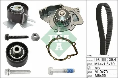 Devirdaimli eksatrik gergi kiti p308-p407-p508-p3008-p5008-expert-rcz-jumpy-c4-c5-c8-ds4-ds5- kuga-m ına 1613561780/ 9m5q8b596aak/ 0831.W1 resmi