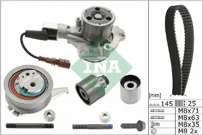 Triger seti devirdaimli sensörlü crafter-t6 2.0 tdi cxeb-cxec-cxfa-cxha ına 04l198119j/ 04l121011h resmi