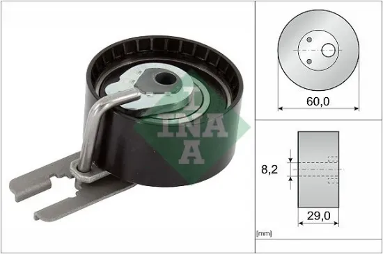 Eksantrik gergi rulmanı p206-207-307-308-407-partner-bıpper-focus-fıesta-jumpy-xsara 1.4hdı-1.6hdı ına 0829.88/ 0829.89/ 9400829889/ 1145947 resmi