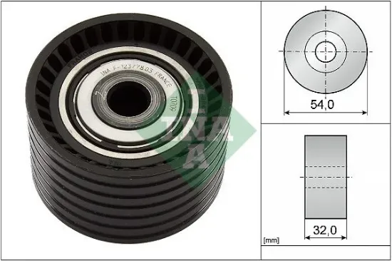 532022110 eksantrik gergi rulmanı clıo-megane 1.4 16v-clıo-laguna-trafıc 2.0 16v-scenıc 1.6 ına 7700107150/ 8201058069/ 1307000qaa resmi