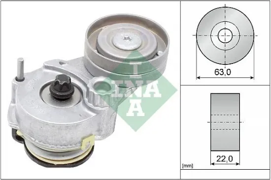Alternatör gergi rulmanı astra g-h-j-corsa d-ınsıgnıa-merıva-vectra c-zafıra-cruze 1.6-1.8 ına 6340558/ 1340268/ 55350422/ 55556090 resmi