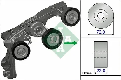 Kayıs gergı rulmanı mercedes m266 w169 w245 kutuklu ına a2662000970 resmi