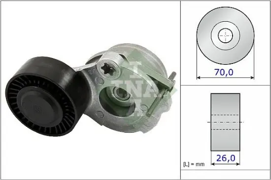 V kayış şarj gergi kütüğü touareg-a4-a6-q5 3.0 tdı cdta-cduc-cjga-claa-clab ına 059903133j/ 059903133f/ 95810236151 resmi