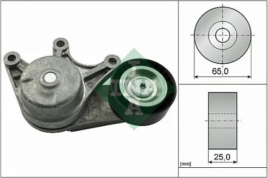 V kayıs gergı kutugu bmw f20 f30 f36 f10 f11 e84 f25 f15 e89 n20 n26 ına 11287594969 resmi