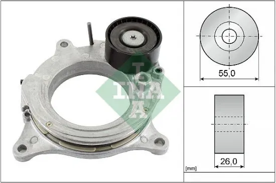 Kayıs gergı rulmanı bmw f20 f21 f30 f32 g30 g11 g01 kutuklu ına 11288580360 resmi