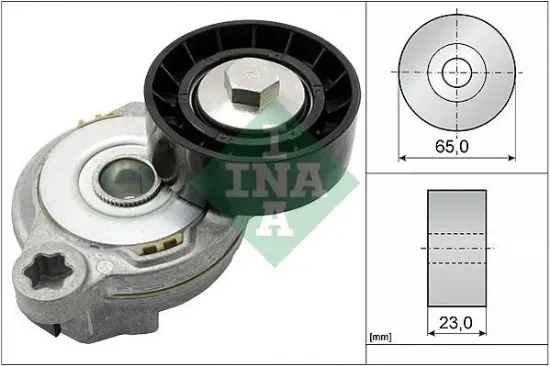 Alternatör gergi rulmanı kütüklü volvo s60 ıı d3-d4 10-15 2.4 d4 awd 15 d5-d5 awd 10-15 ına 31330379/ 31316674 resmi