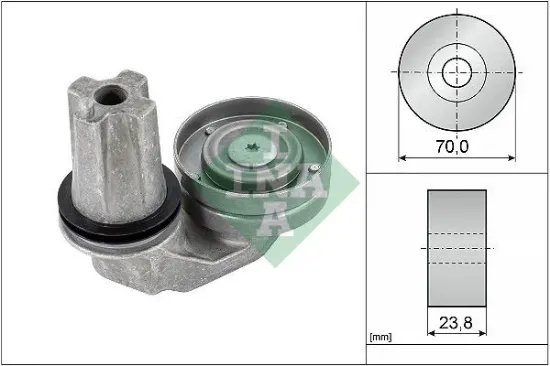 Gergı rulmanı 2.7 3.0 dıscovery 4 l319 r.r sport 1 l320 09 13 ına lr013506 resmi