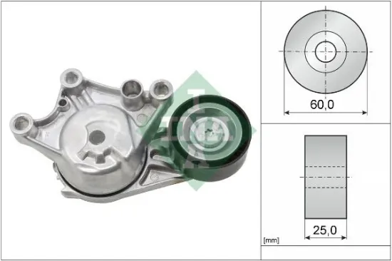 Alternatör gergi rulmanı kütüklü combo e-crossland-grandland-partner-berlıngo-rıfter-p208-p308-p508 ına 1611503780/ 16115037/ 3641389 resmi