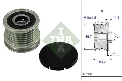Alternator kasnagı mercedes w202 w210 w638 b901 b904 ına a6111500160 resmi
