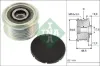 Alternatör kasnağı clıo ıı-mgn-kng-scenıc k4m-k4j-k9k-f4p 6 kanal rulmanlı ayarlı ına 7701477689/ 7700110616 resmi