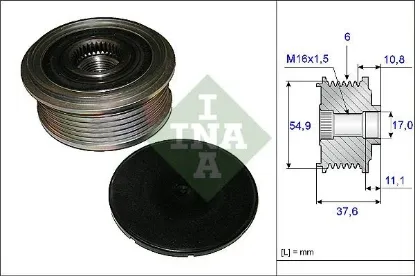 Alternator kasnagı mercedes w176 w246 c117 x156 . Renault clıo modus . Infınıtı q30 ına a6071500060 resmi