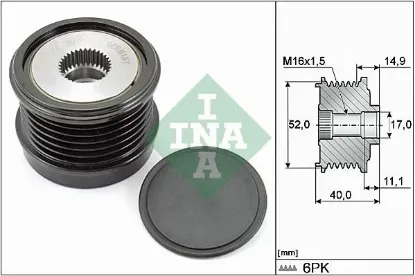 Alternator kasnagı mercedes w204 w205 w212 w213 c238 c253 x204 r172 ına a2741550215 resmi