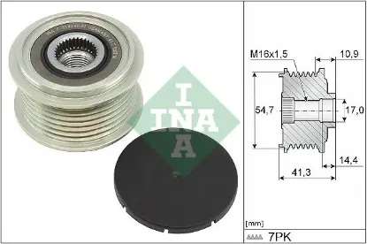 Alternatör gergi rulmanı fıat ducato 2.3d 2010 ına 5801378902/ 5801591939 resmi