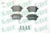 Arka fren balatası opel corsa e 14>19 adam 14>19 15 jant rpo j67 fıat egea 16> 500l 13> 264mm lpr 95517078/ 1605285/ 77367914/ 77366595 resmi