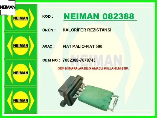 Kalorifer rezistansı palıo-500 neıman 7082388/ 7078745 resmi