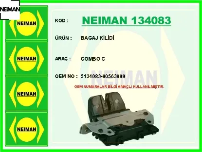 Bagaj kilidi combo c neıman 5134083/ 90563999 resmi