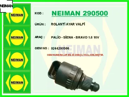 Rolanti ayar valfi palio - siena - bravo 1.6 16v neıman 9244290500 resmi