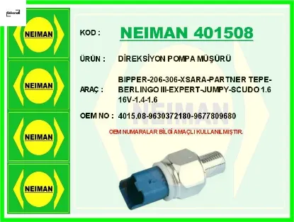 Hidrolik direksiyon yağ müşürü p206-p306-p406-bıpper-expert-partner tepee-berlıngo ııı-xsara-nemo -j 4015.08/ 9630372180/ 9677809680 resmi