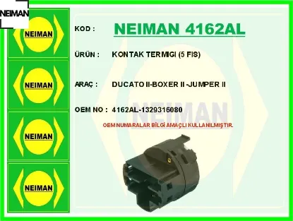 Kontak termıgı 5 fıs ducato ıı-boxer ıı -jumper ıı neıman 4162al/ 1329316080 resmi
