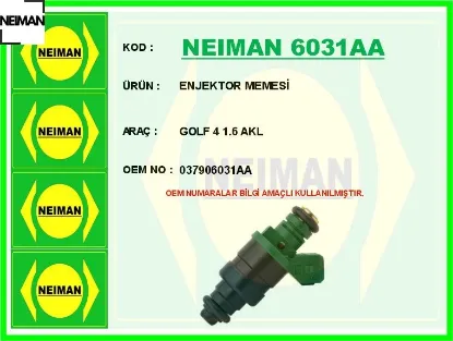 Enjektor memesi golf 4 1.6 akl neıman 037906031aa resmi